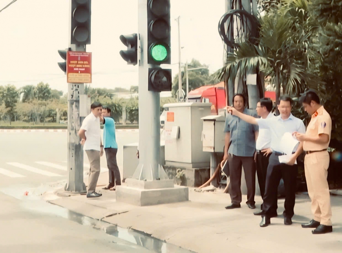 Đèn tín hiệu giao thông AI sẽ lắp đặt tại nút giao Mỹ Xuân A