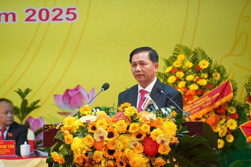 Bí thư Thành ủy Cần Thơ Đỗ Thanh Bình phát biểu khai mạc Đại hội