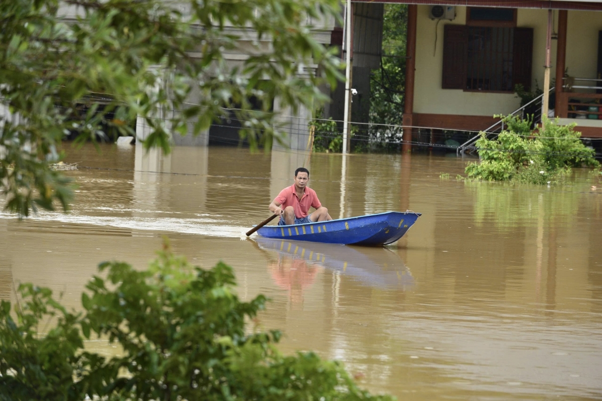 Những hình ảnh về trận lũ lịch sử sau bão số 10 tại Thanh Hóa