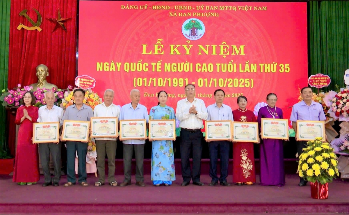 Lan tỏa nghĩa tình, chung tay chăm lo người cao tuổi ở Đan Phượng