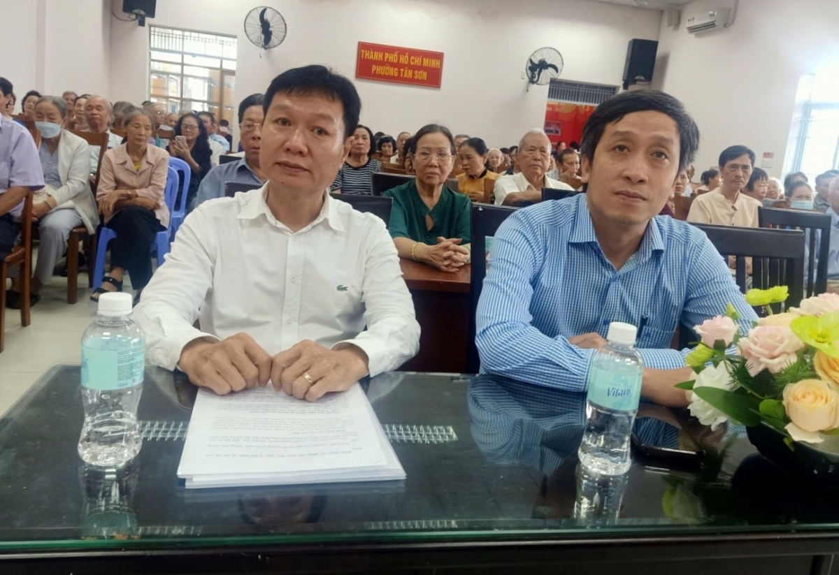 Người cao tuổi phường Tân Sơn dự lễ kỷ niệm 34 năm Ngày Quốc tế người cao tuổi tại TP.HCM