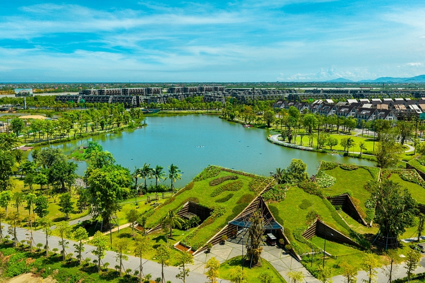 Một góc công viên Hồ Thiên Nga, Eco Central Park