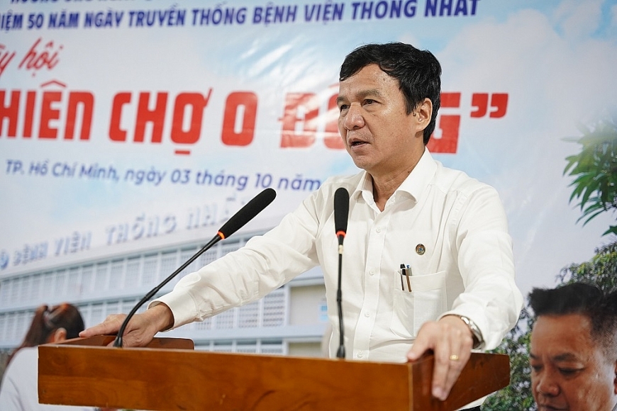 PGS.TS. Lê Đình Thanh, Giám đốc Bệnh viện Thống Nhất phát biểu