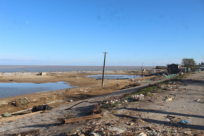 Người nuôi tôm điêu đứng sau bão