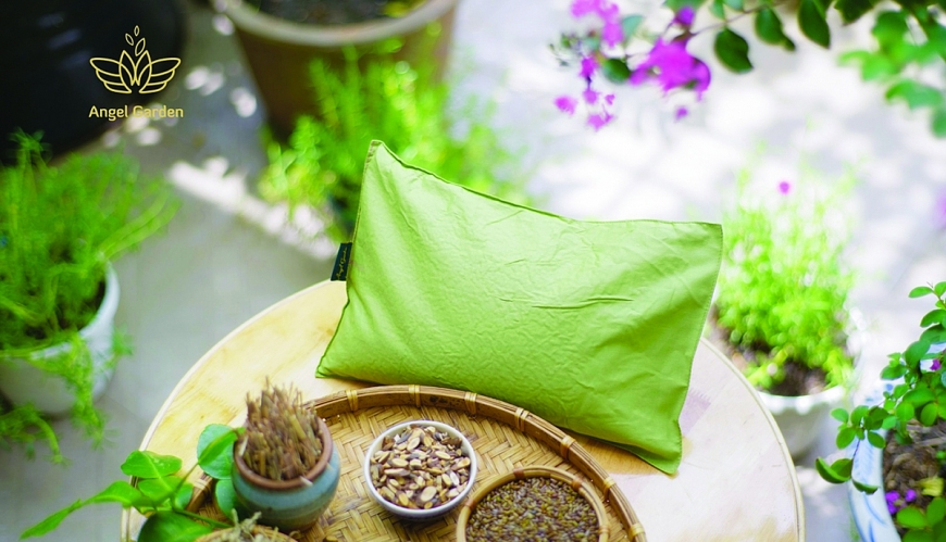 Gối thảo dược - trà yêu chạm để chữa lành