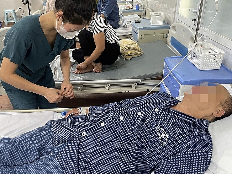 Bệnh nhân được chăm sóc tại Bệnh viện Thanh Nhàn