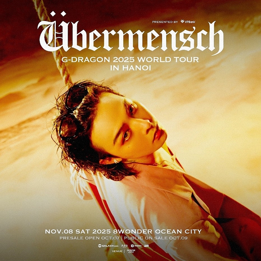 G-DRAGON 2025 WORLD TOUR [Übermensch] IN HANOI tạo cơn sốt chưa từng có trong cộng đồng fan Việt