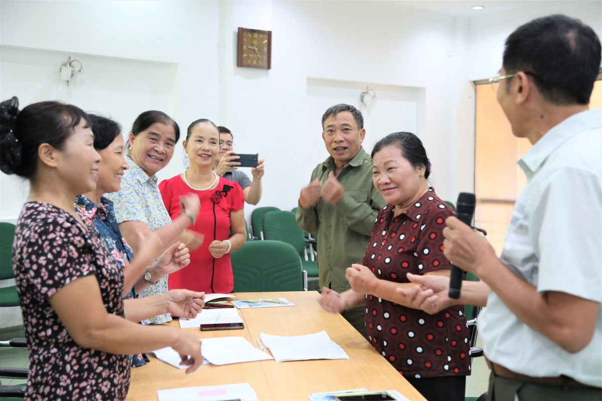 Hoạt động sôi nổi tại lớp tập huấn