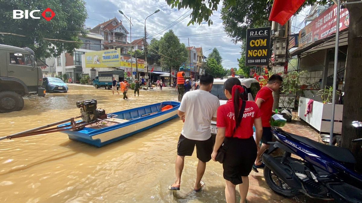 BIC chung tay cùng cả nước khắc phục hậu quả sau bão