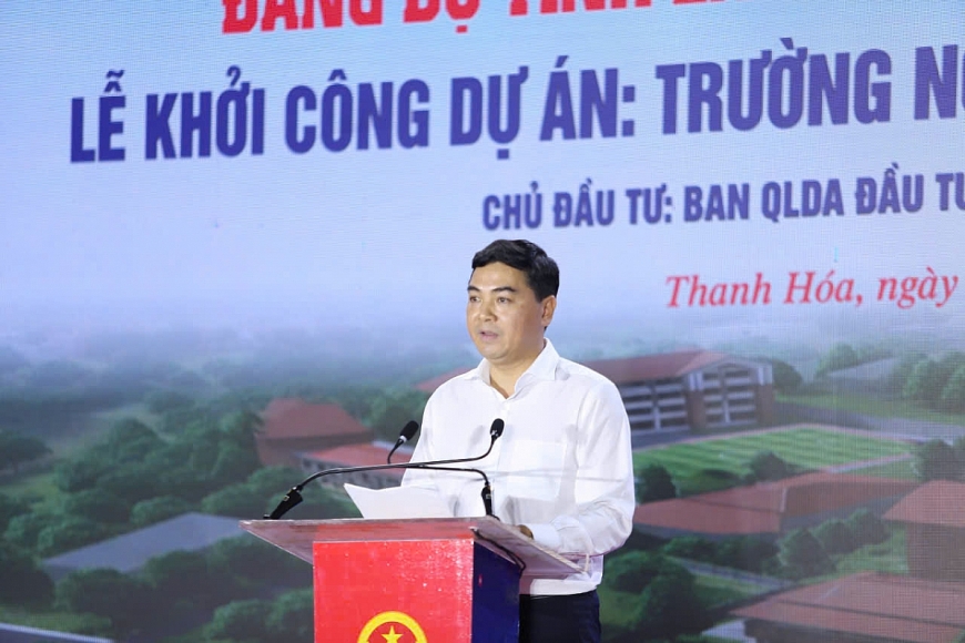 Thủ tướng Chính phủ dự lễ khởi công xây dựng trường liên cấp bán trú ở xã biên giới Thanh Hóa