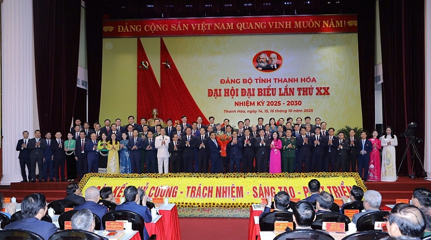 Kết quả bầu Ban Chấp hành Đảng bộ tỉnh Thanh Hóa lần thứ XX, nhiệm kỳ 2025-2030