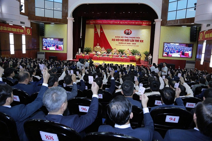 Đại hội đại biểu Đảng bộ tỉnh Thanh Hóa lần thứ XX nhiệm kỳ 2025-2030 thành công tốt đẹp