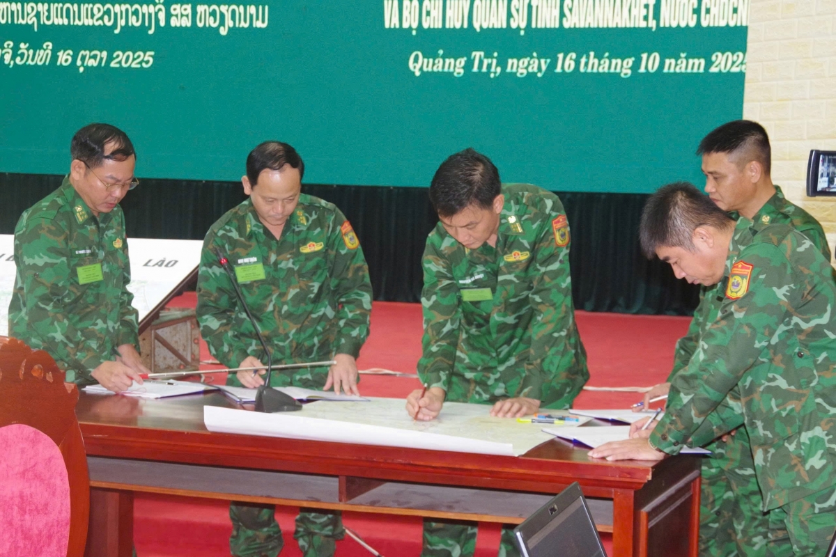 Sở chỉ huy liên hợp Diễn tập thực hành vận hành cơ chế