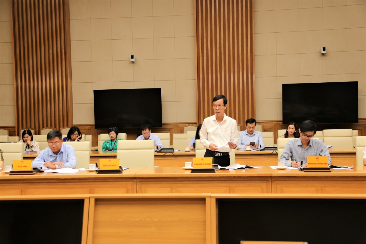 Đạo diện Bộ Nông nghiệp và Môi trường phát biểu