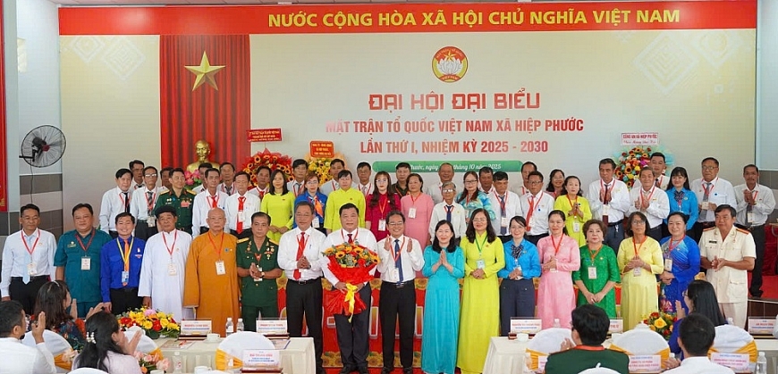 Ra mắt Ủy ban, Ban Thường trực Ủy ban MTTQ Việt Nam xã Hiệp Phước lần thứ I nhiệm kỳ 2025 - 2030