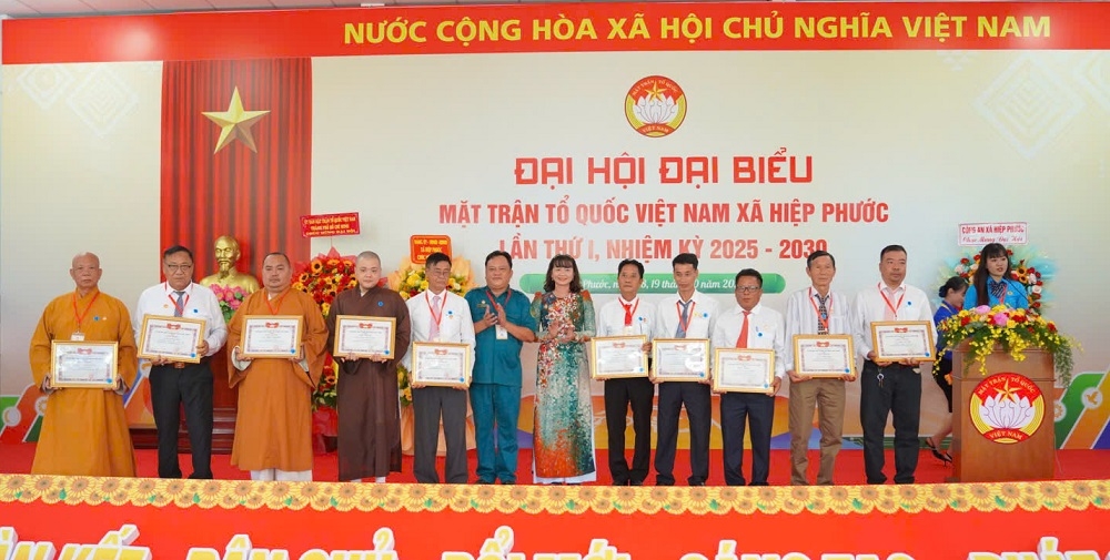 Đại hội đại biểu MTTQ Việt Nam xã Hiệp Phước lần thứ I: Phát huy tinh thần đoàn kết, đổi mới, sáng tạo, phát triển