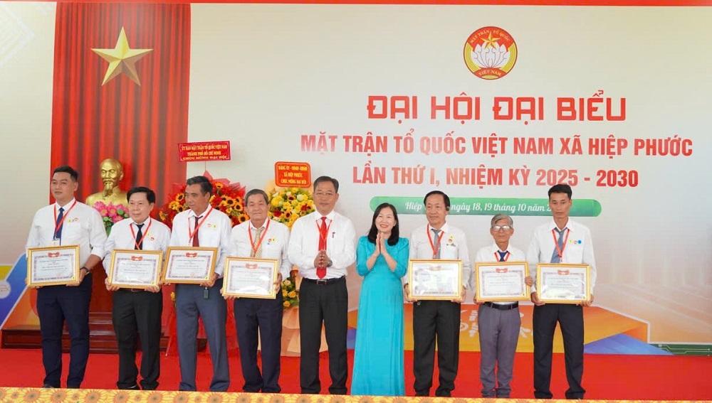 Đại hội đại biểu MTTQ Việt Nam xã Hiệp Phước lần thứ I: Phát huy tinh thần đoàn kết, đổi mới, sáng tạo, phát triển