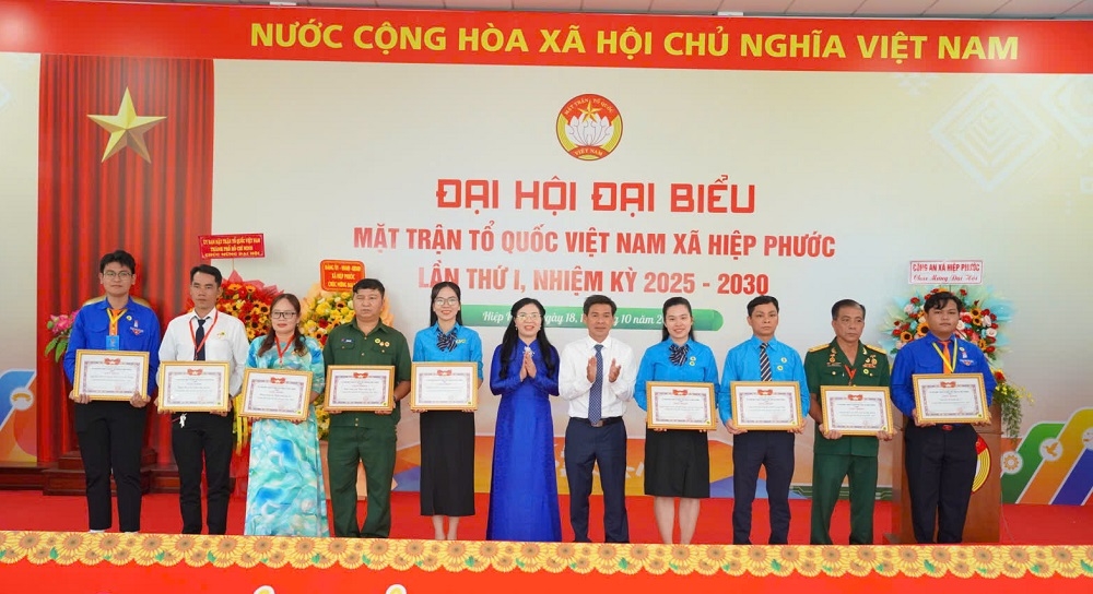 Đại hội đại biểu MTTQ Việt Nam xã Hiệp Phước lần thứ I: Phát huy tinh thần đoàn kết, đổi mới, sáng tạo, phát triển