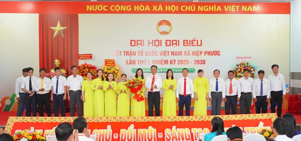 Đại hội đại biểu MTTQ Việt Nam xã Hiệp Phước lần thứ I: Phát huy tinh thần đoàn kết, đổi mới, sáng tạo, phát triển