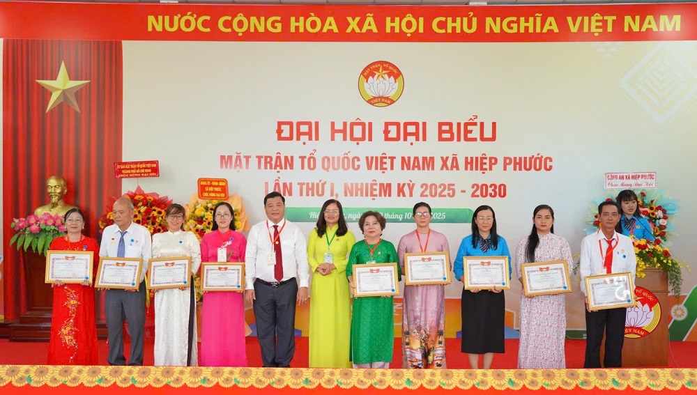 Đại hội đại biểu MTTQ Việt Nam xã Hiệp Phước lần thứ I: Phát huy tinh thần đoàn kết, đổi mới, sáng tạo, phát triển
