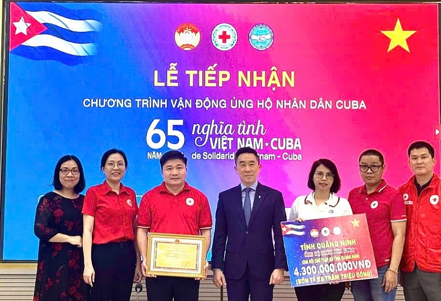 Quảng Ninh: Hơn 5 tỷ đồng ủng hộ nhân dân Cuba, thắm tình đoàn kết thủy chung