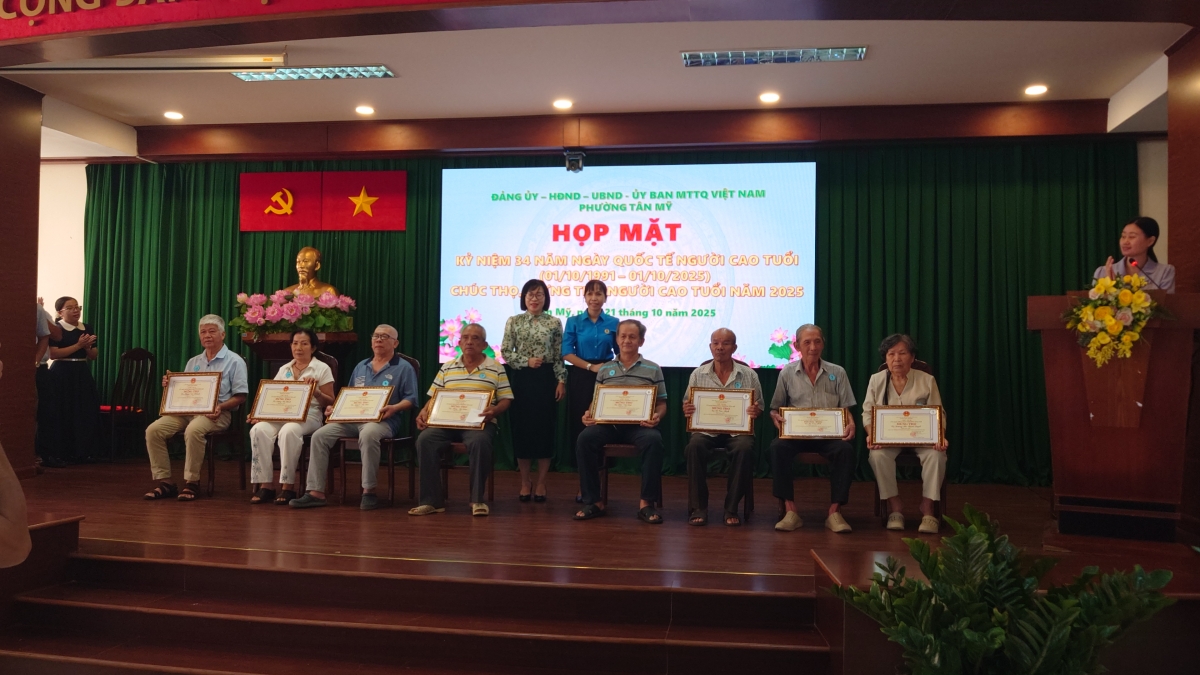 Phường Tân Mỹ, TP. Hồ Chí Minh: Tri ân, tôn vinh người cao tuổi, lan tỏa đạo lý “Uống nước nhớ nguồn”