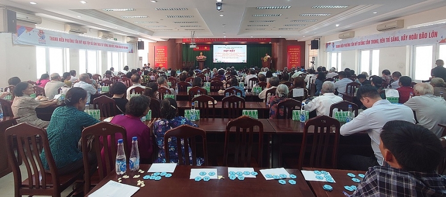 Quang cảnh buổi lễ chúc thọ, mừng thọ