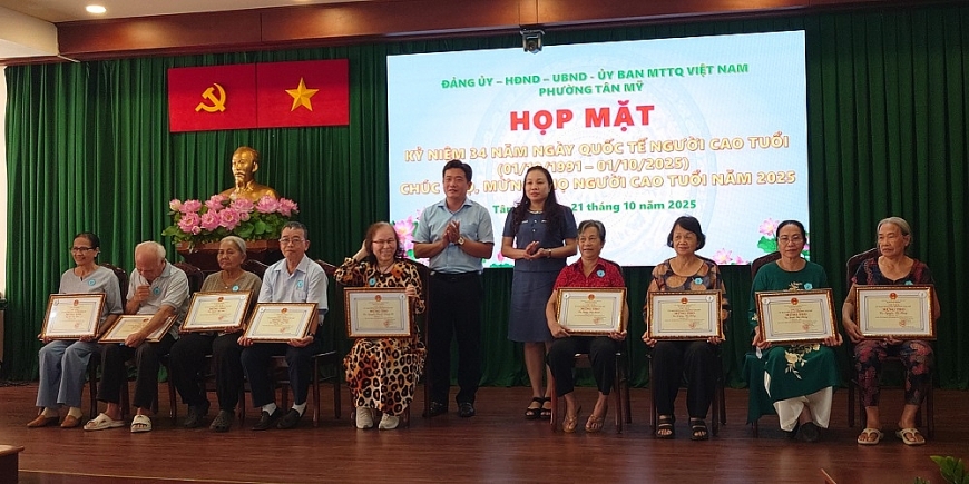 Phường Tân Mỹ, TP. Hồ Chí Minh: Tri ân, tôn vinh người cao tuổi, lan tỏa đạo lý “Uống nước nhớ nguồn”