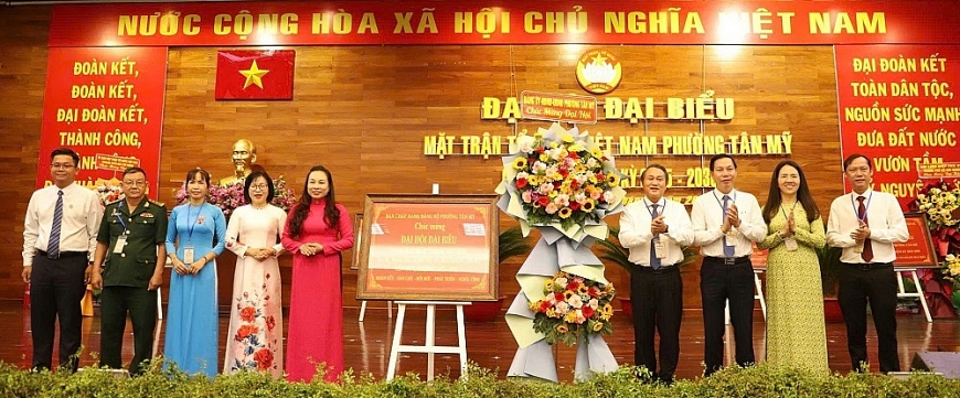 Với phương châm “Đoàn kết – Dân chủ – Kỷ cương – Đổi mới – Phát triển”, Ủy ban MTTQ Việt Nam phường Tân Mỹ, khẳng định tinh thần đoàn kết, thống nhất trong hệ thống chính trị phường Tân Mỹ sau sắp xếp tổ chức bộ máy