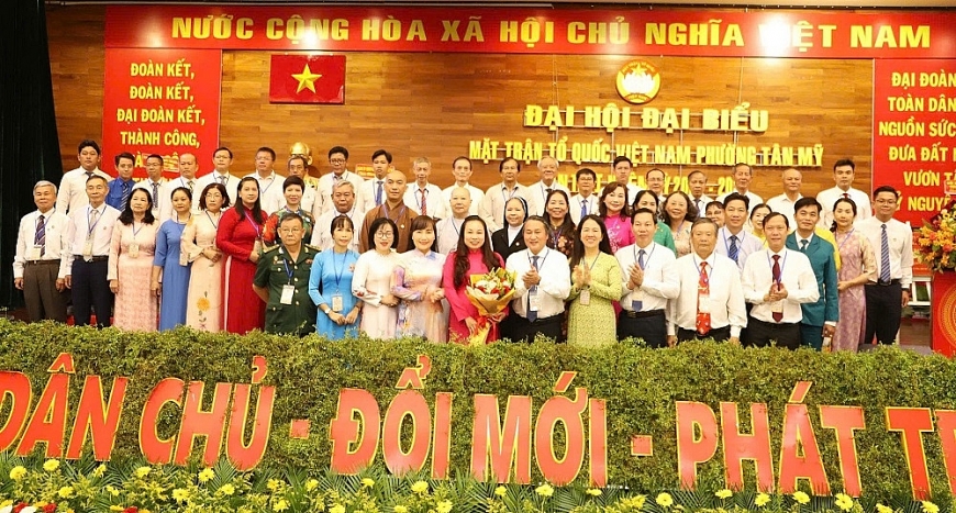 Ra mắt Ban chấp hành MTTQ Việt Nam phường Tân Mỹ, TP. Hồ Chí Minh lần thứ I, nhiệm kỳ 2025–2030
