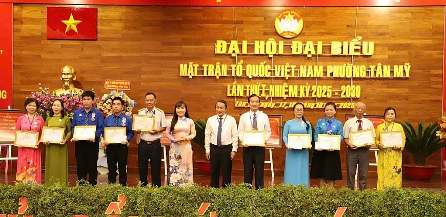 Đại hội đại biểu MTTQ Việt Nam phường Tân Mỹ lần thứ I, nhiệm kỳ 2025–2030
