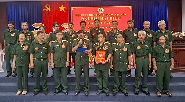 Ban Chấp hành Hội Cựu chiến binh phường Bạc Liêu nhiệm kỳ 2025-2030, ra mắt đại hội