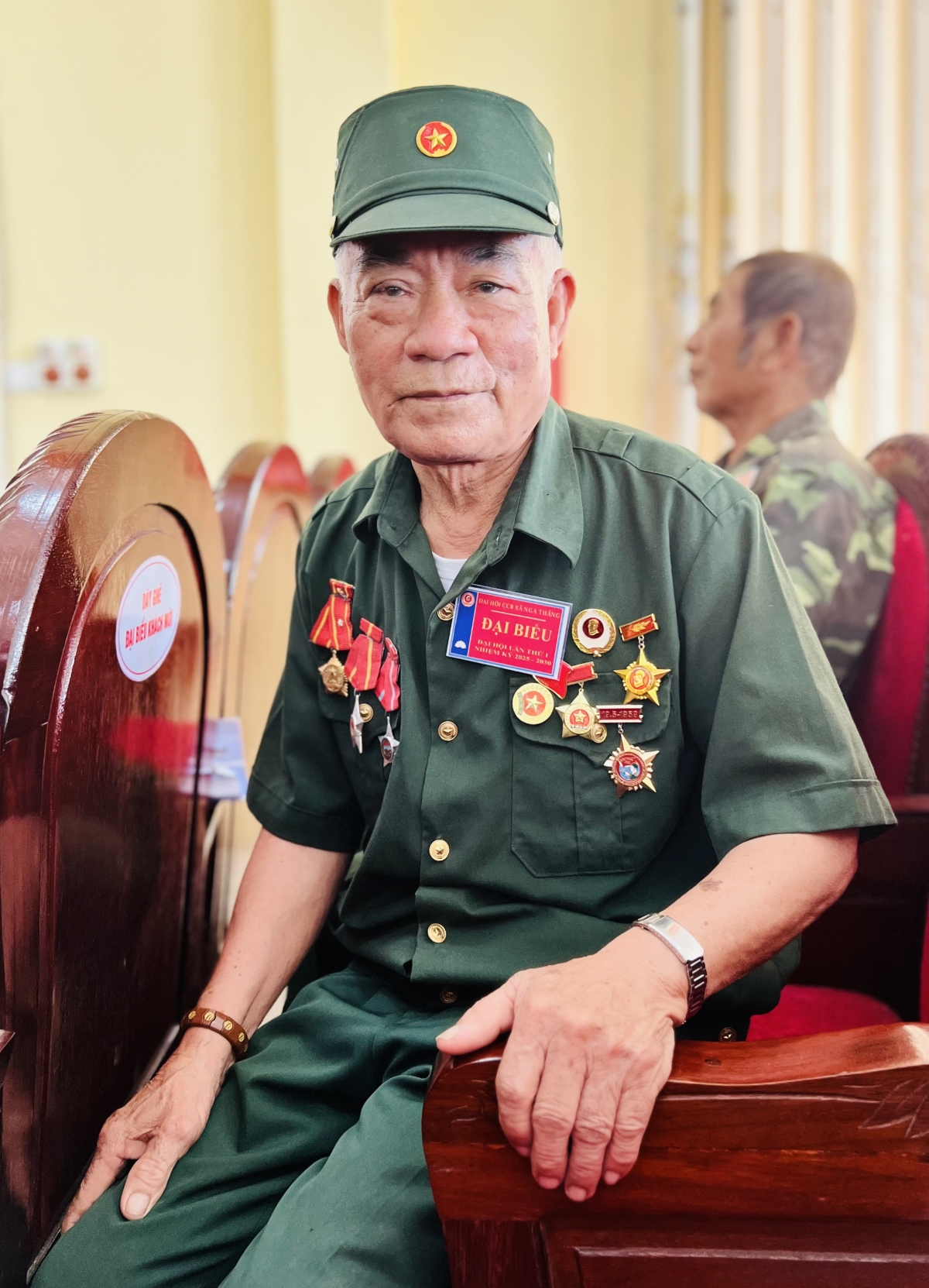 Cựu chiến binh Nguyễn Đình Chiểu 81 tuổi, xã Nga Thắng