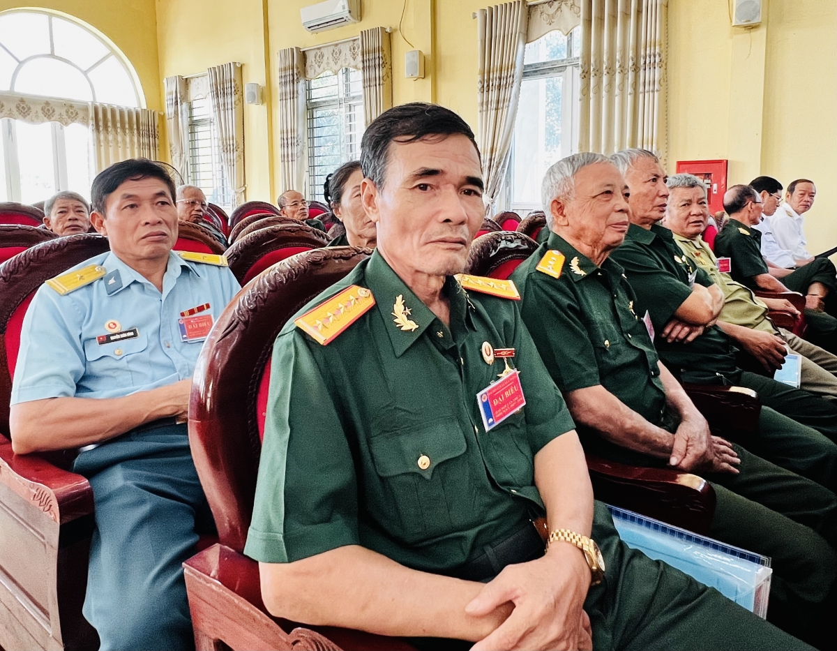 Cựu chiến binh cao tuổi  xã Nga Thắng dự Đại hội