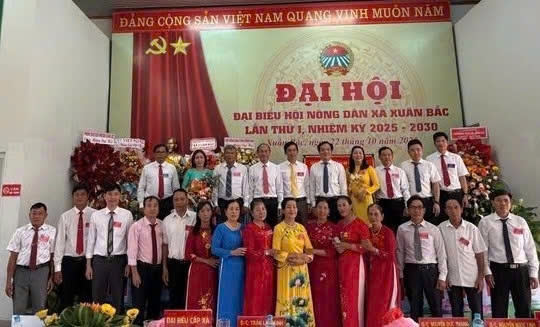 Đại hội đại biểu Hội Nông dân xã Xuân Bắc lần thứ I nhiệm kỳ 2025 - 2030 thành công tốt đẹp