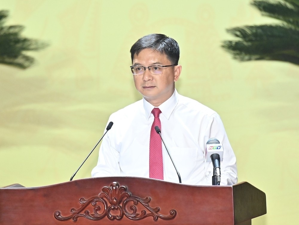 Ông Nguyễn Mạnh Cường phát biểu tại đại hội