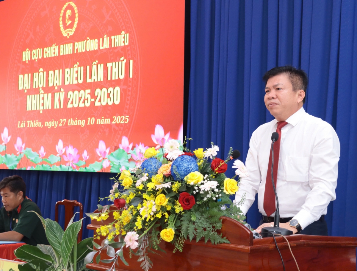 Đồng chí Nguyễn Thanh Tâm – Bí thư Đảng ủy, Chủ tịch HĐND phường Lái Thiêu.