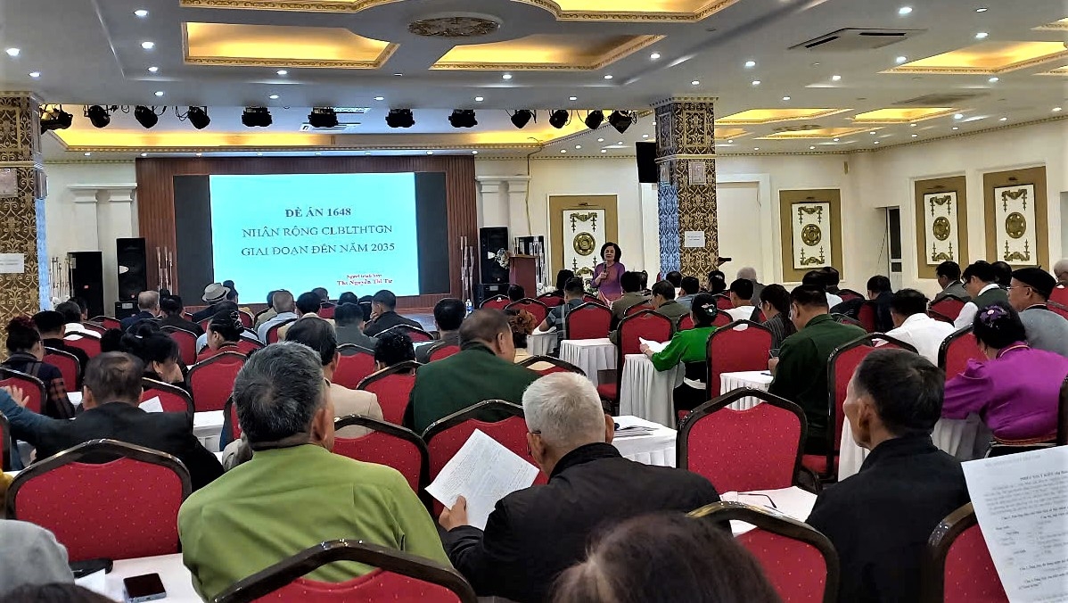 Quang cảnh lớp tập huấn