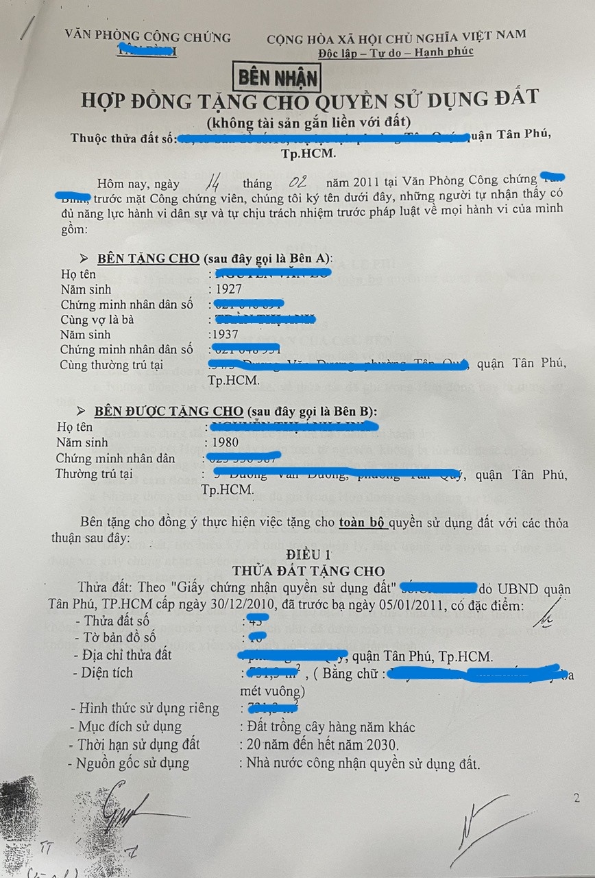 Người cao tuổi ký hợp đồng tặng cho khi không minh mẫn – Tòa án có thể tuyên vô hiệu theo pháp luật