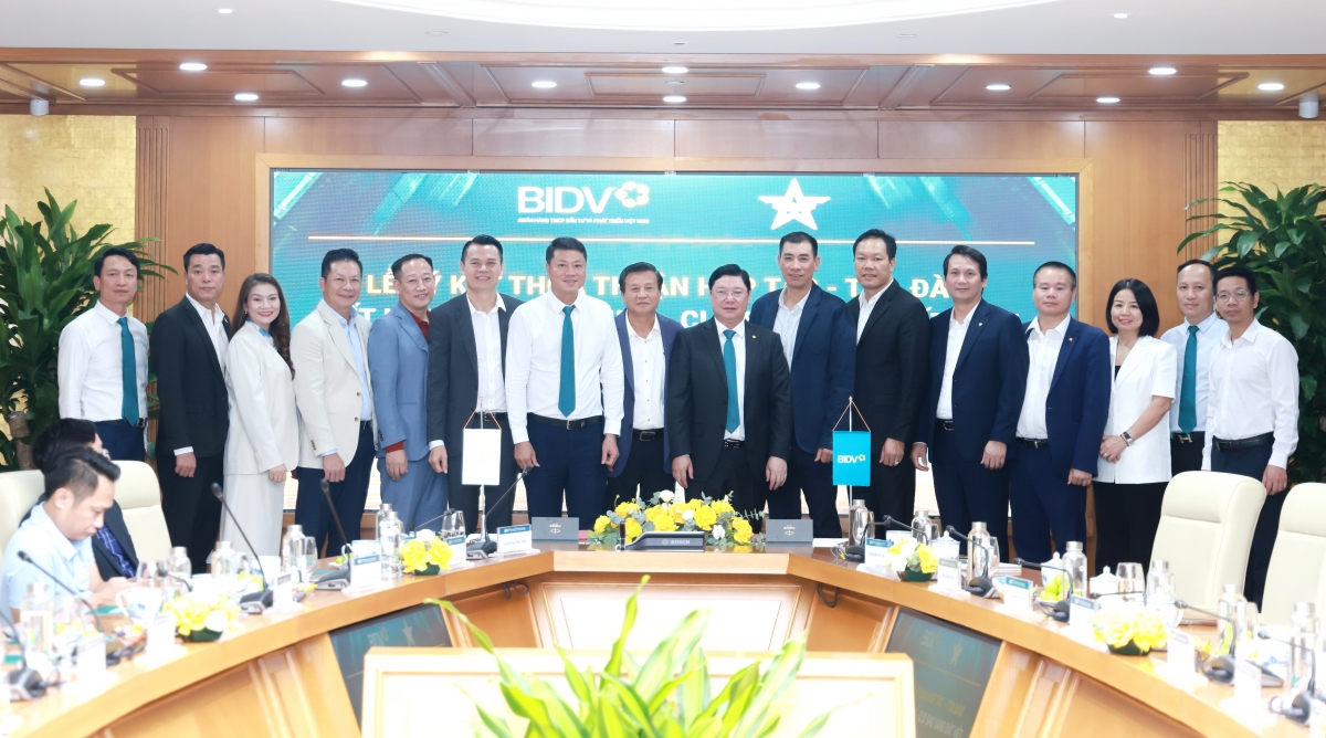 BIDV tăng cường hợp tác với các doanh nghiệp Sao Vàng đất Việt