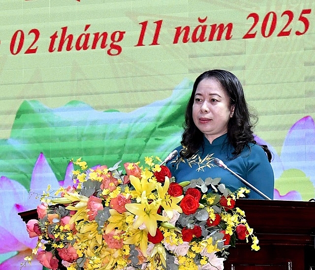 Phó Chủ tịch nước Võ Thị Ánh Xuân dự Đại hội Thi đua yêu nước tỉnh Cà Mau