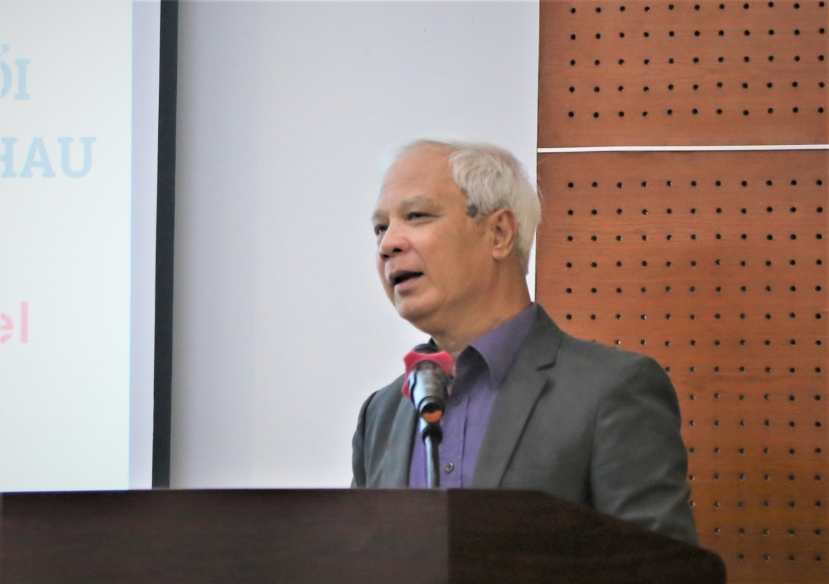 Ông nguyễn Thế Toàn phát biểu khai mạc lớp tập huấn