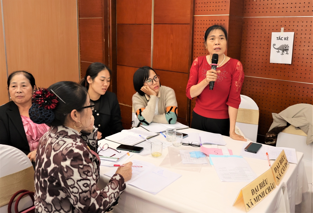 Thảo luận tại lớp tập huấn