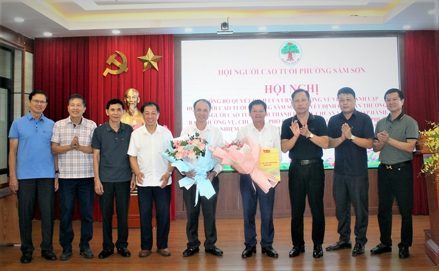 Phường Sầm Sơn, tỉnh Thanh Hóa: Công bố quyết định thành lập Hội NCT phường