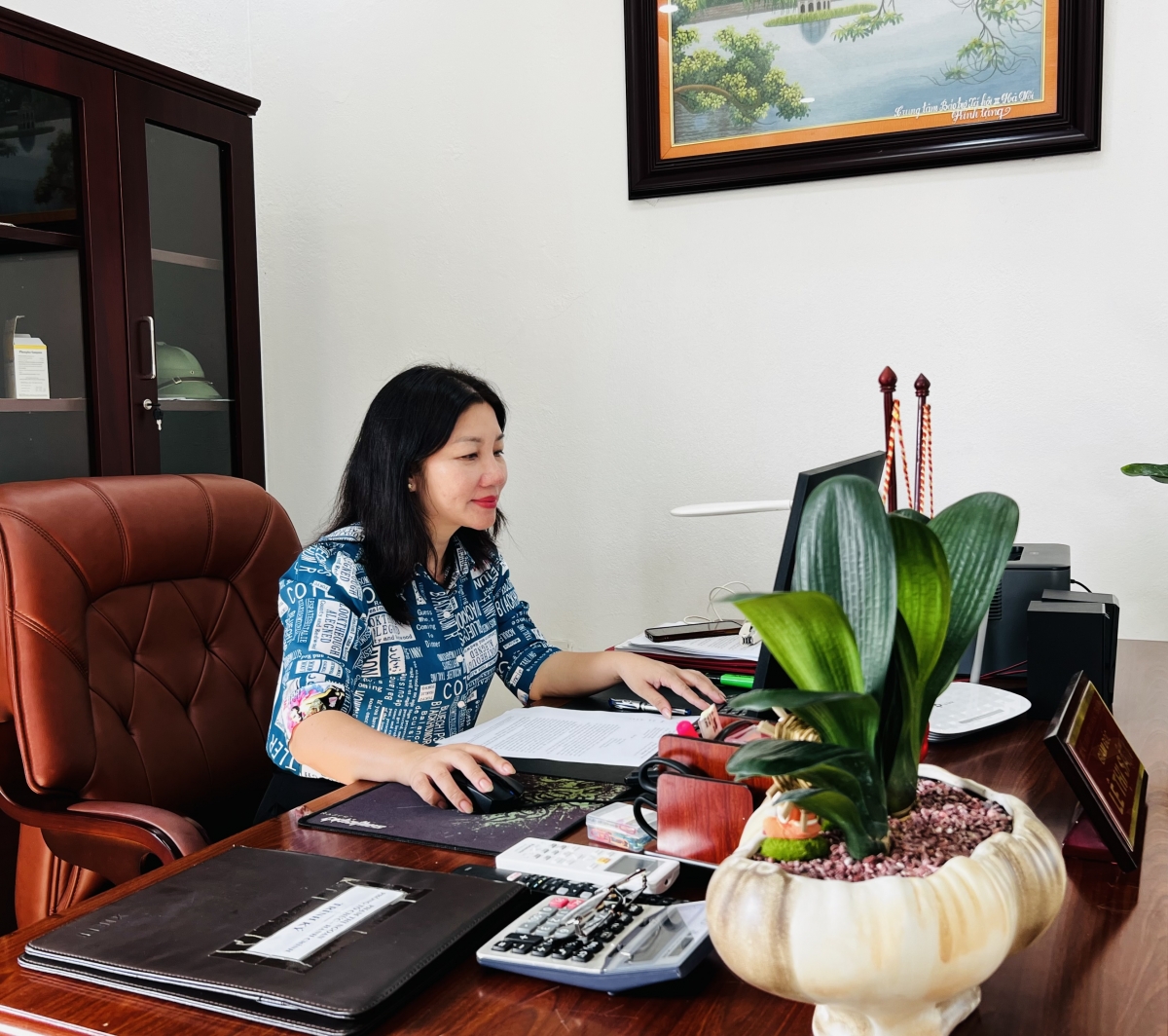 Bà Lê Thị Sâm - Giám đốc Trung tâm Bảo trợ xã hội số 2 Thanh Hóa