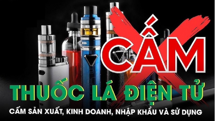 Ngày 1/1/2025, Việt Nam chính thức cấm thuốc lá điện tử.