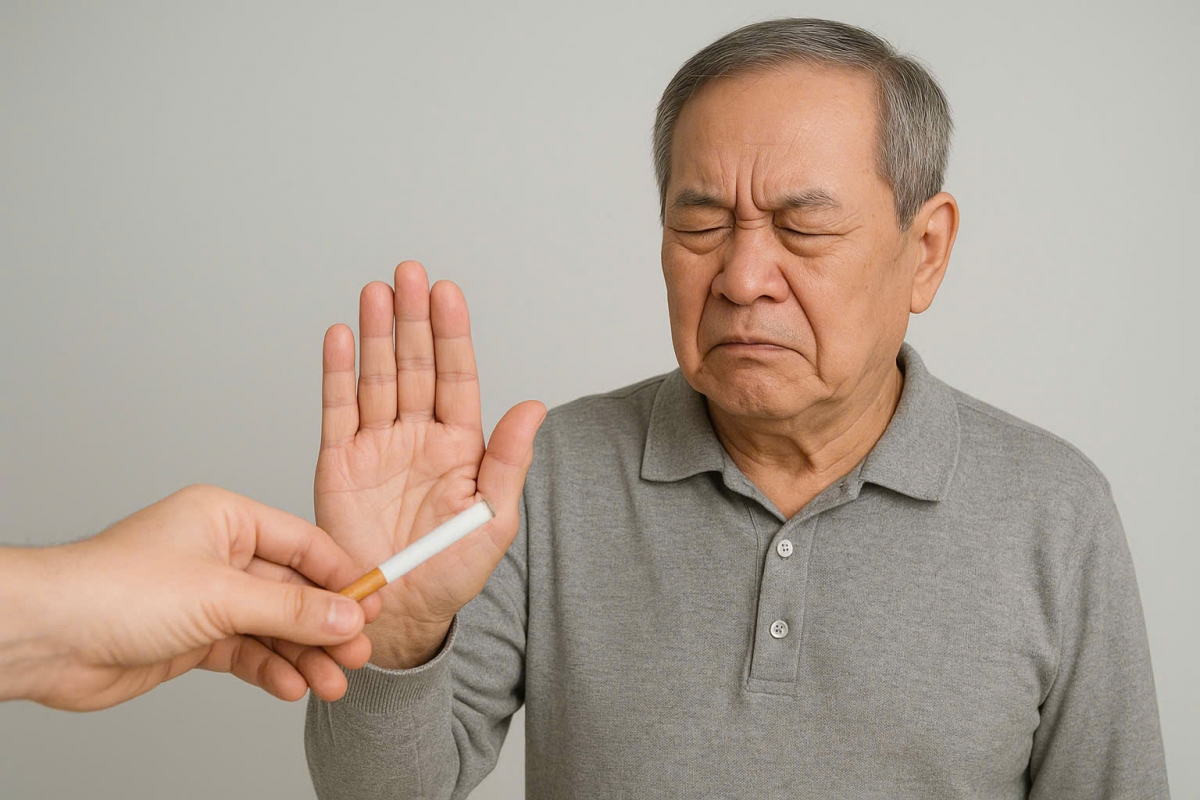 Người cao tuổi: Gương sáng trong phong trào cai nghiện thuốc lá