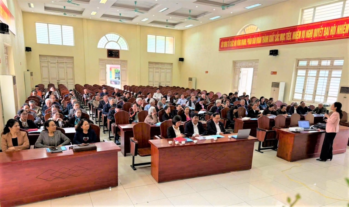 Quang cảnh lớp tập huấn