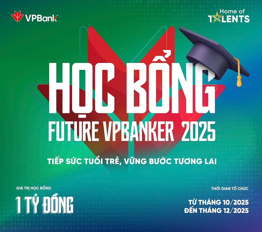 VPBank đồng hành cùng tài năng trẻ với chương trình Học bổng Future VPBanker trị giá 1 tỷ đồng