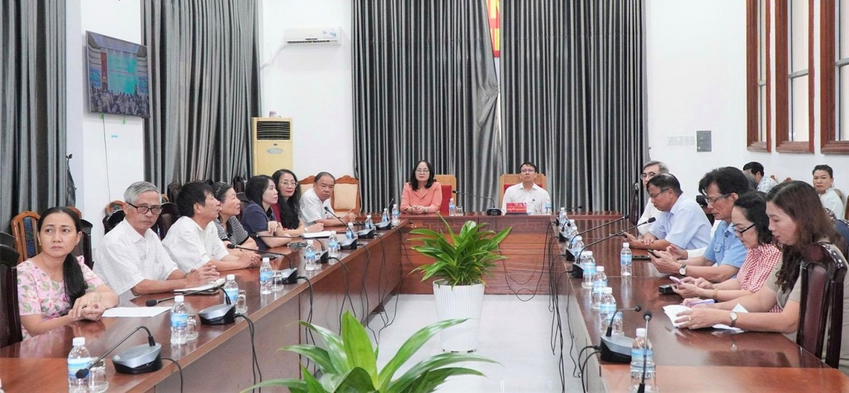 Các đại biểu tham dự Hội thảo tại điểm cầu tỉnh Khánh Hòa